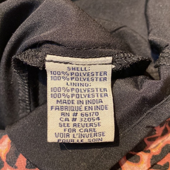 Anthropologie Cut Out Midi Dress in Brown Motif Brown animal print MP NWT - Picture 14 of 17